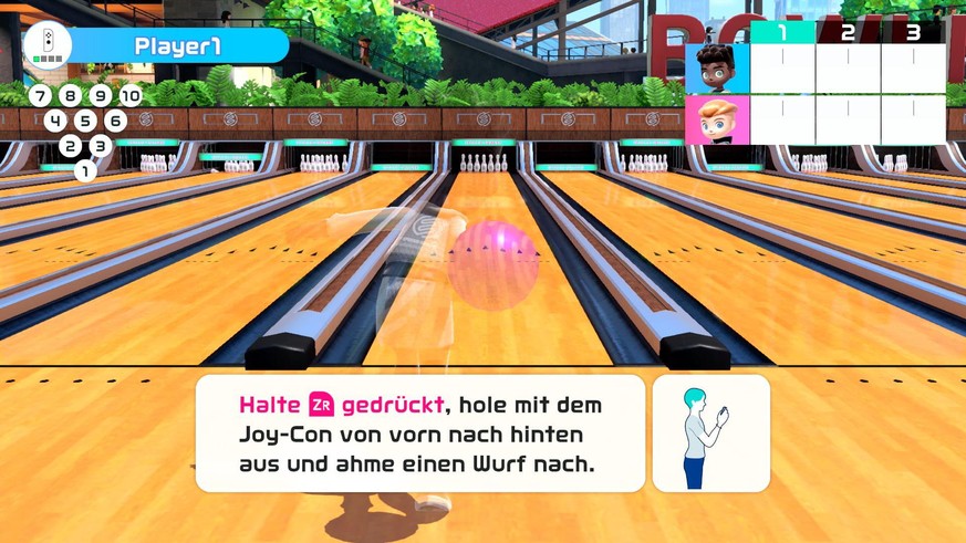 Seriendauergast Bowling ist auch in «Nintendo Switch Sports» enthalten. Gerade hier kannst du dein Können mit der Bewegungssteuerung beweisen und die Kugeln wie ein Profi anschneiden, um möglichst all ...