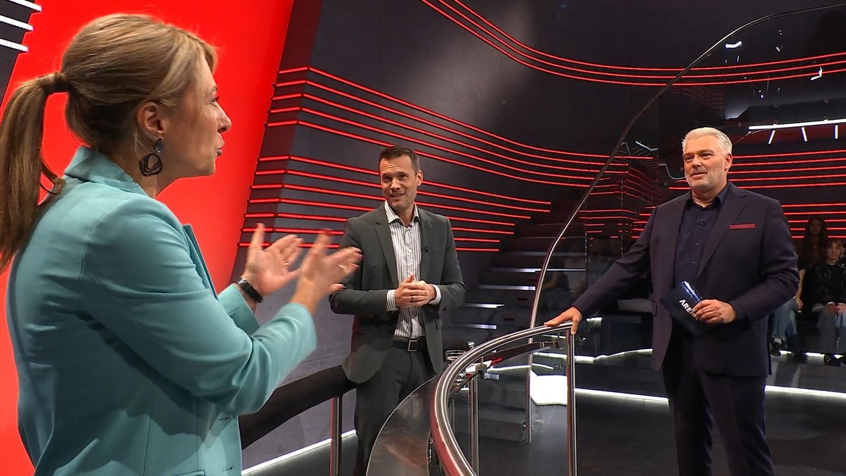 Greta Gysin (Grüne) geriet sich in der Wahlbarometer-«Arena» mit Patrick Hässig (GLP) in die Haare.