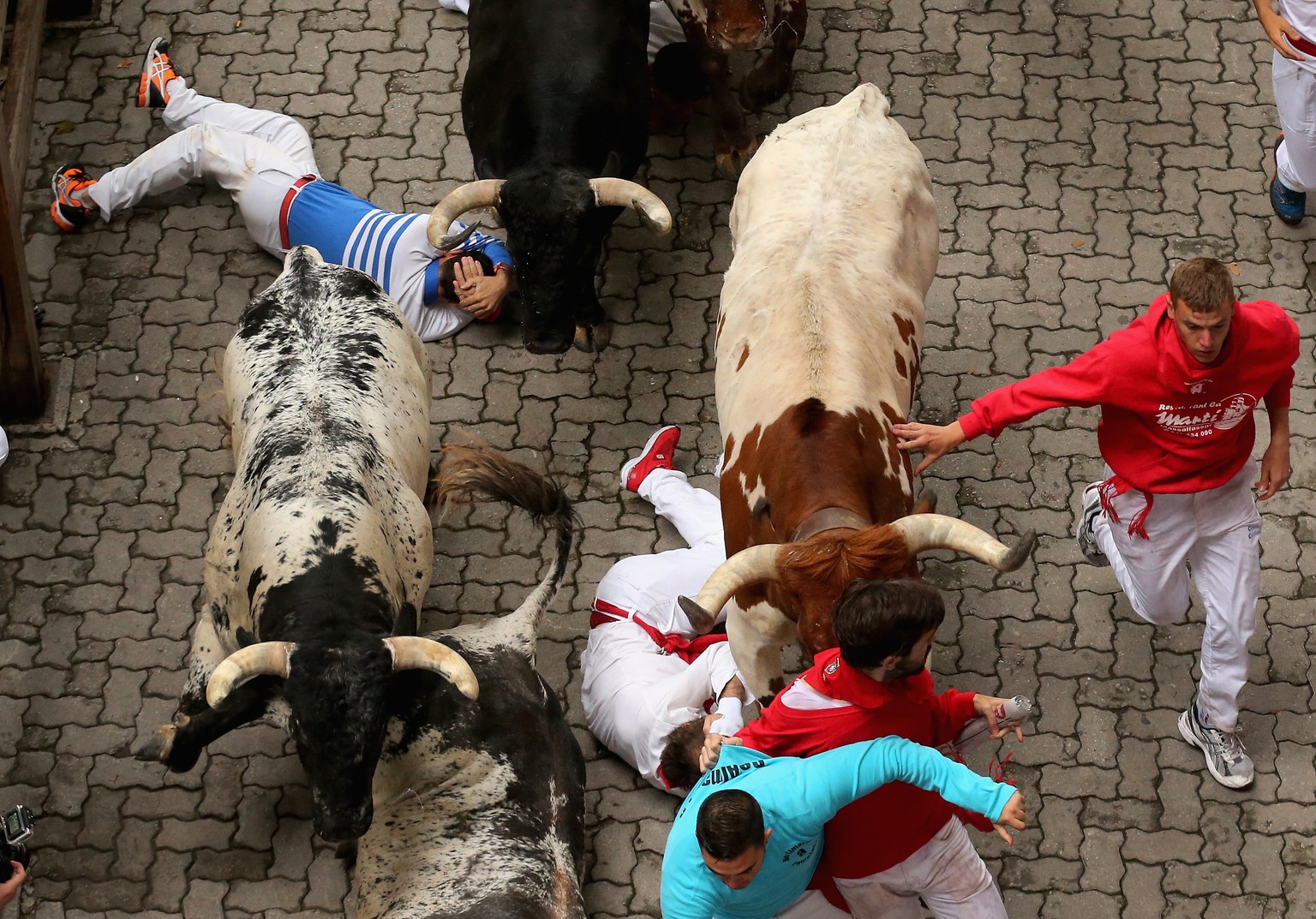 Am Montag wurden fünf Teilnehmer verletzt.