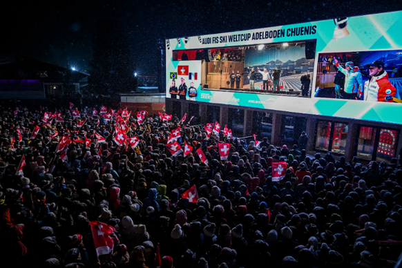 Ausgelassene Stimmung bei der Siegerehrung.