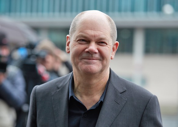 epa06502877 (FILE) - Olaf Scholz, first mayor of Hamburg and vice chairman of the Social Democratic Party (SPD), arrives for coalition talks at the headquarters of the Christian Democratic Union (CDU) ...