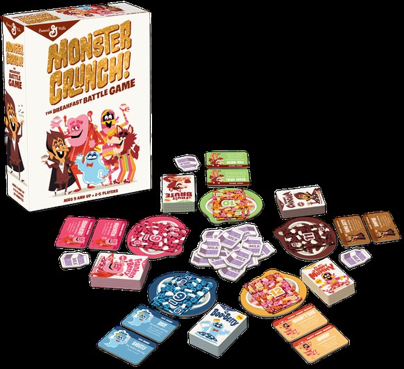 Monster Crunch! Mit Spielmaterial