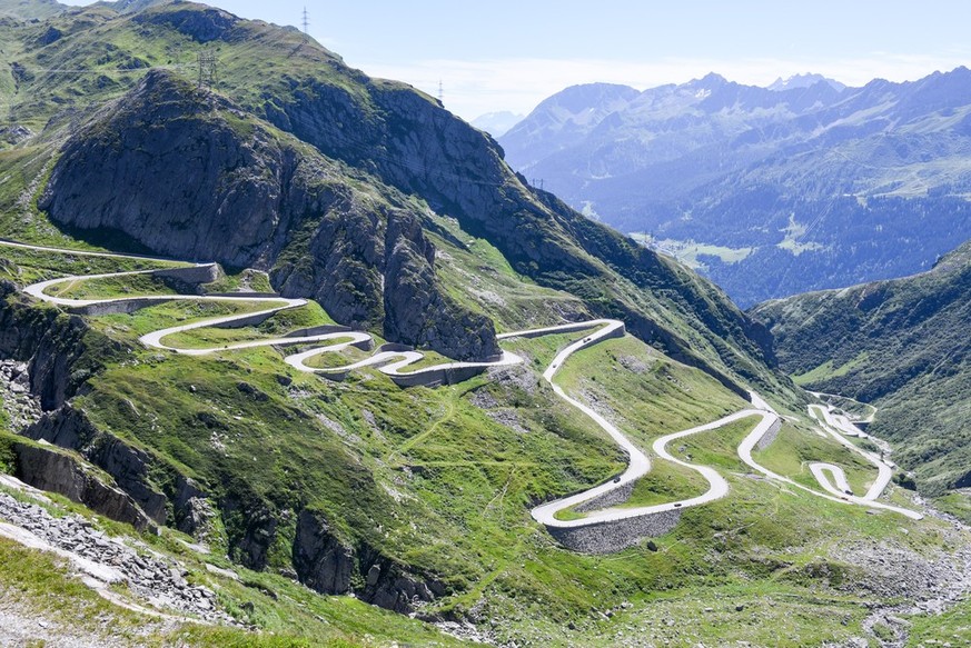 Most spectacular roads in the world Tremola Gotthard Switzerland