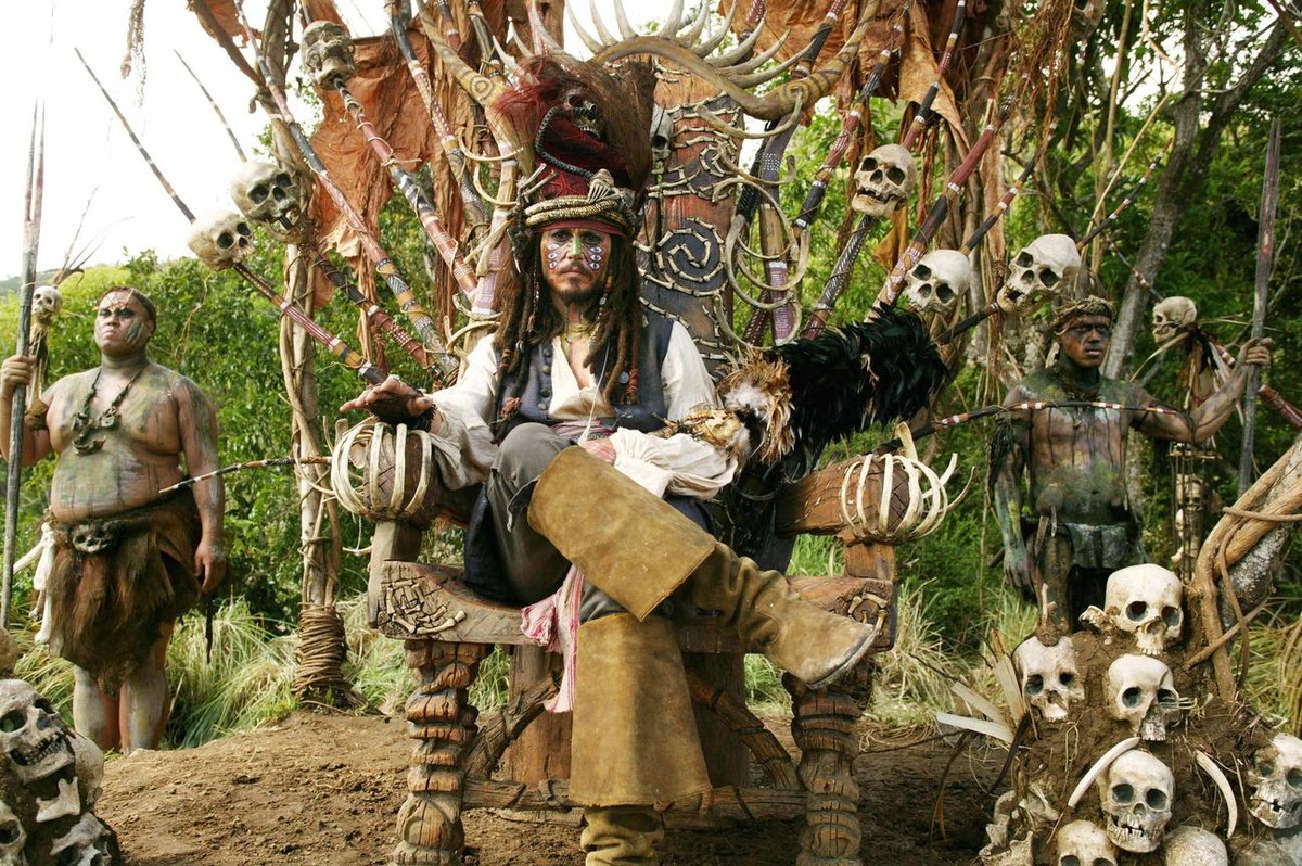 In this undated photo released by Disney Enterprises, actor Johnny Depp as Jack Sparrow appears in a scene from "Pirates of the Caribbean: Dead Man's Chest." If not for the $423 million ...
