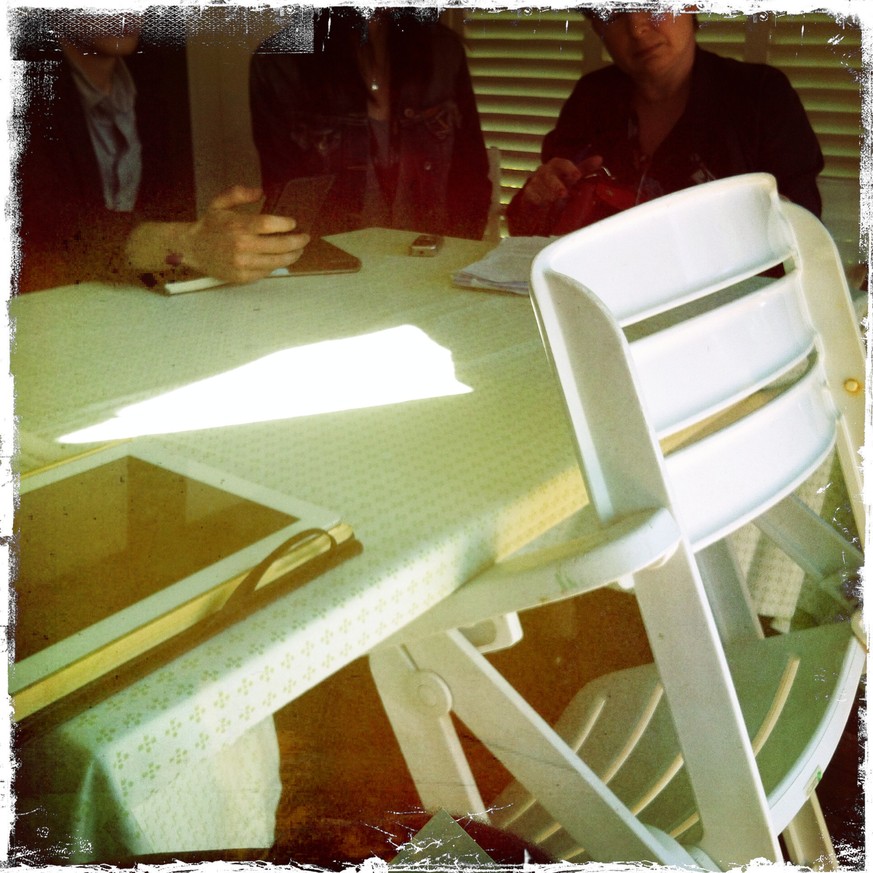 17.&nbsp;Auf diesem Stuhl wird Nicole Kidman gesessen haben. Direkt rechts von mir. Ach!