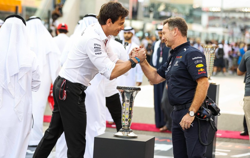 Nicht die besten Freunde: Mercedes-Teamchef Toto Wolff und Red-Bull-Boss Christian Horner.