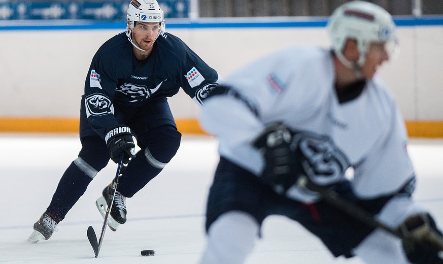 Neuzugang Julius Naettinen vom HC Ambri Piotta, aufgenommen im Training, am Donnerstag, 6. August 2020, in der Eishalle in Ambri. (KEYSTONE/Ti-Press/ Samuel Golay)