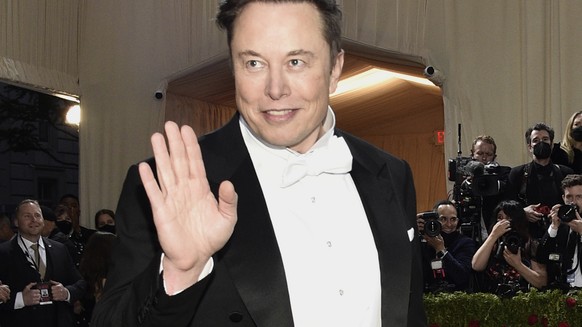 Elon Musk attends The Metropolitan Museum of Art&#039;s Costume Institute benefit gala celebrating the opening of the &quot;In America: An Anthology of Fashion&quot; exhibition on Monday, May 2, 2022, ...