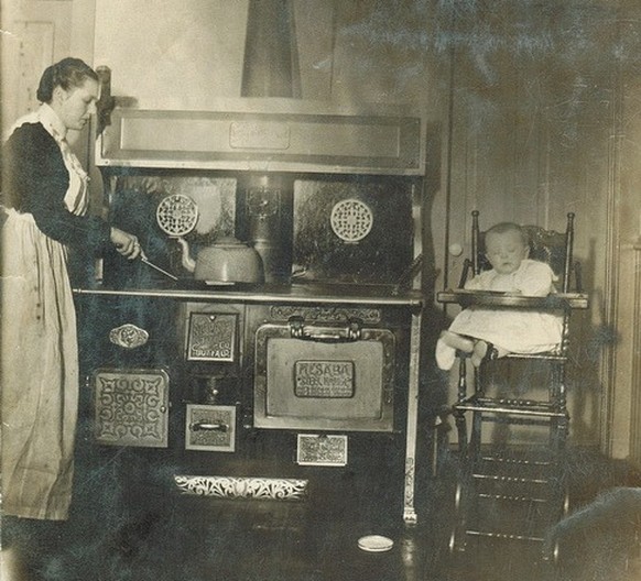 Kochen in den 1880ern.