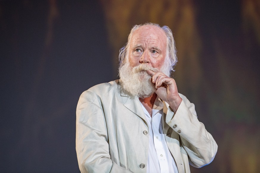 epa09398842 Film Director and visual effects supervisor and producer, Phil Tippett from USA at the Piazza Grande during the 74th Locarno International Film Festival in Locarno, Switzerland, 05 August  ...