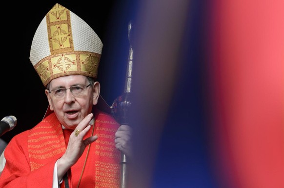 Le Cardinal Kurt Koch, envoye special du Saint-Pere et President du Conseil pontifical pour la promotion de l&#039;unite des chretiens celebre une messe pontificale a la Basilique de l&#039;abbaye lor ...