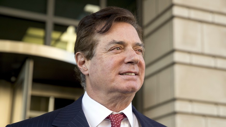 FILE - In this Thursday, Nov. 2, 2017, file photo, Paul Manafort, President Donald Trump&#039;s former campaign chairman, leaves Federal District Court, in Washington. Prosecutors working for special  ...