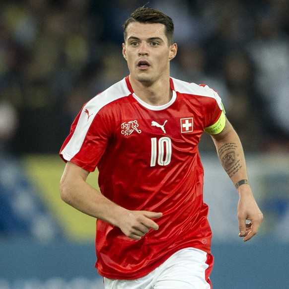 ZUR MELDUNG, DASS NATIONALSPIELER GRANIT XHAKA ERKLAERT HAT, FUER DIE SCHWEIZ (UND NICHT FUER KOSOVO) ZU SPIELEN, STELLEN WIR IHNEN AM DIENSTAG, 17. MAI 2016, FOLGENDES ARCHIVBILD ZUR VERFUEGUNG - Swi ...