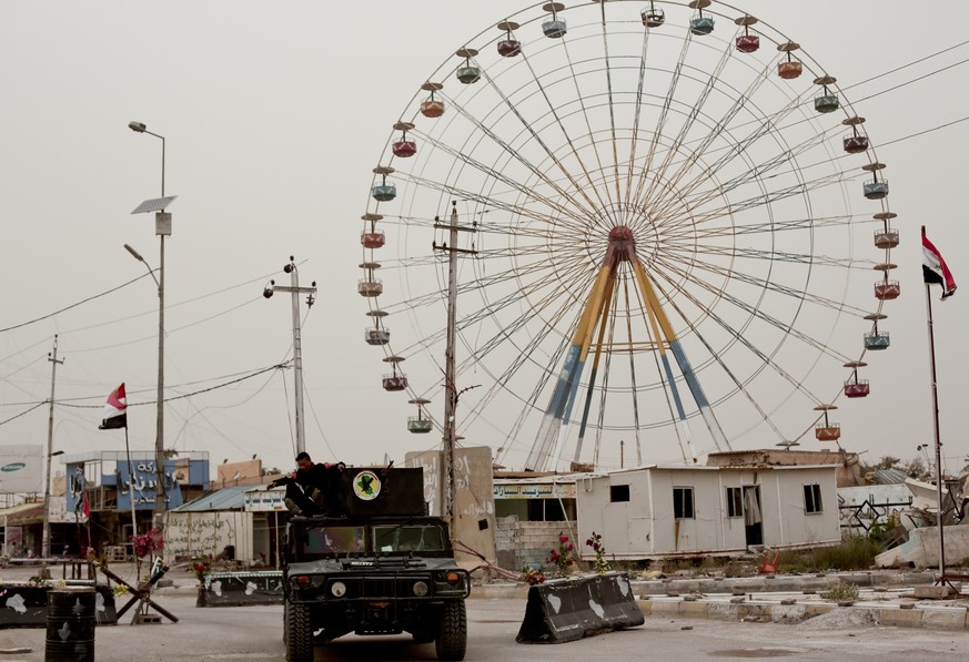 Irakische Regierungstruppen im März in Ramadi.