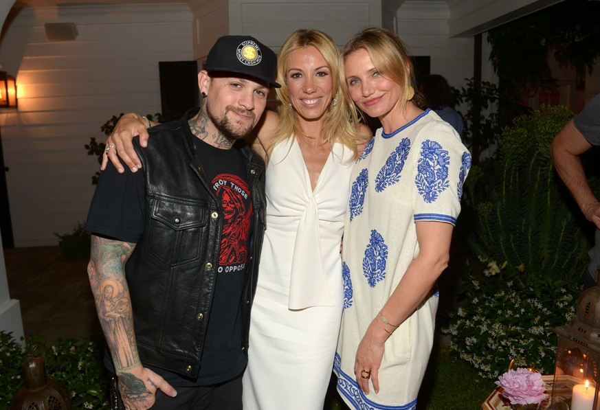 Benji Madden, eine Blondine &amp; Cameron Diaz.