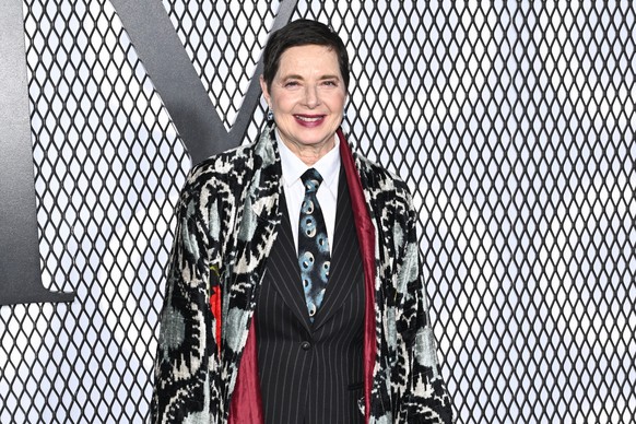 Isabella Rossellini attends the premiere of FX's "The Beauty" at the Museum of Modern Art on Wednesday, Jan. 14, 2026, in New York. (Photo by Evan Agostini/Invision/AP)
Isabella Rossell ...