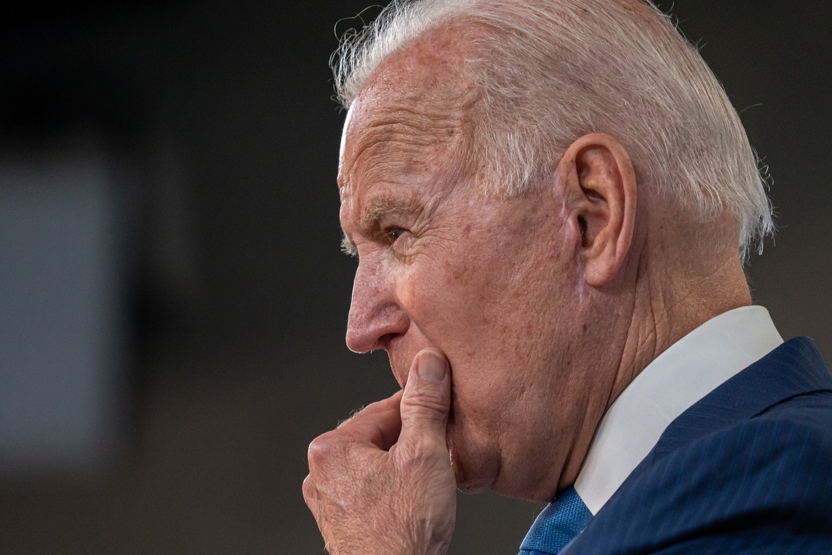 epa09426579 US President Joe Biden deliver remarks on the COVID-19 response and the vaccination program at the South Court Auditorium at Eisenhower Executive Office Building in Washington, DC, USA, 23 ...