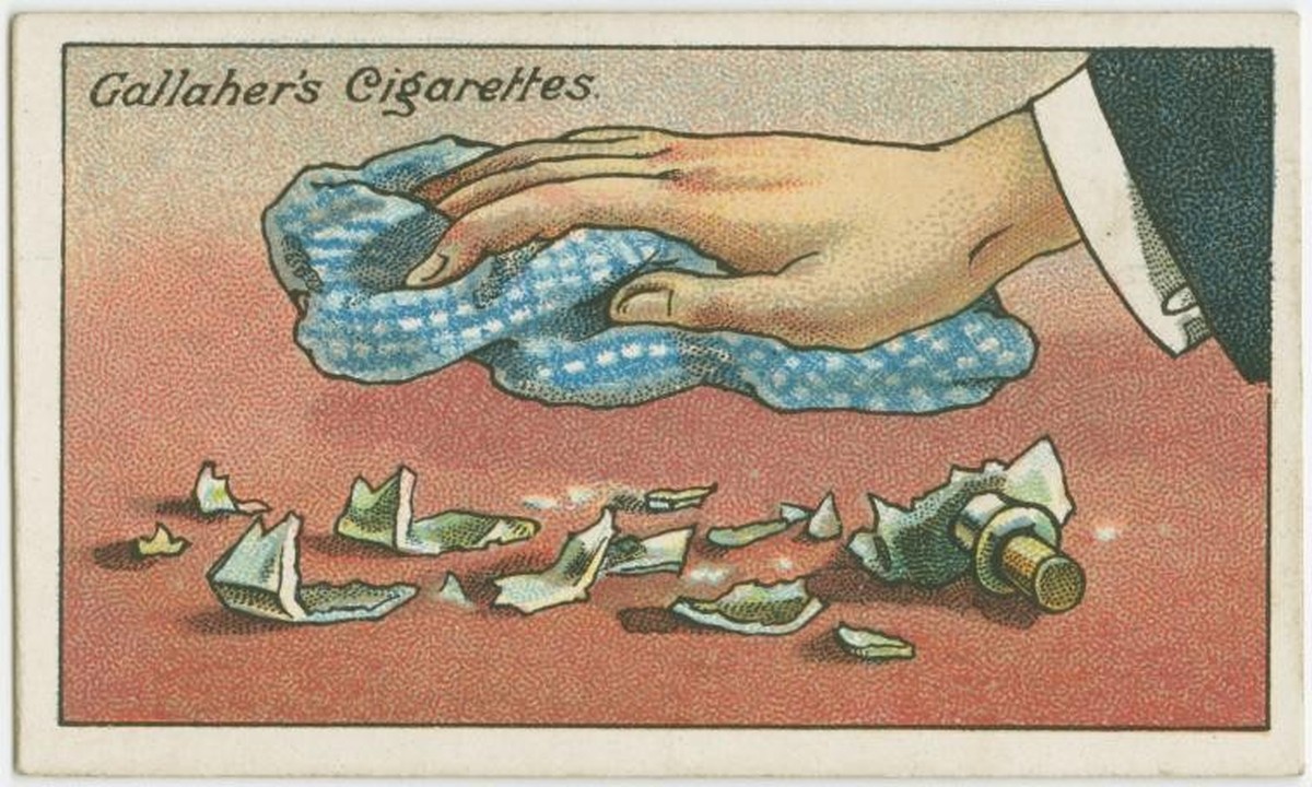 Gallaher-Lifehacks: Wie man Glasscherben aufliest
https://digitalcollections.nypl.org/items/510d47e4-7a79-a3d9-e040-e00a18064a99