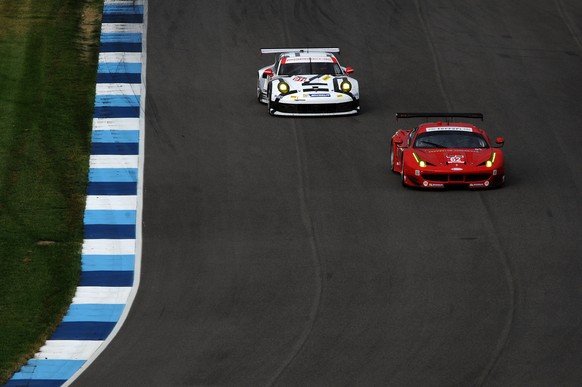 Ein F458 Italia auf der Rennbahn