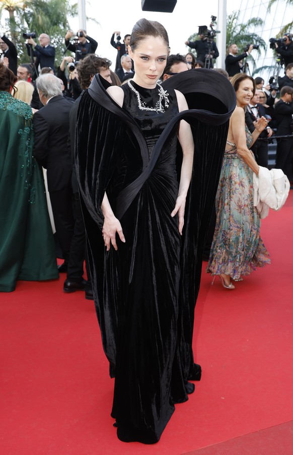 epa12971684 Coco Rocha attends the premiere for 'Fjord' during the 79th annual Cannes Film Festival, in Cannes, France, 18 May 2026. The film festival runs from 12 to 23 May 2026. EPA/SEBAST ...