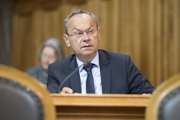 Olivier Francais, FDP-VD, spricht an der Herbstsession der Eidgenoessischen Raete, am Dienstag, 26. September 2017 im Staenderat in Bern. (KEYSTONE/Anthony Anex)