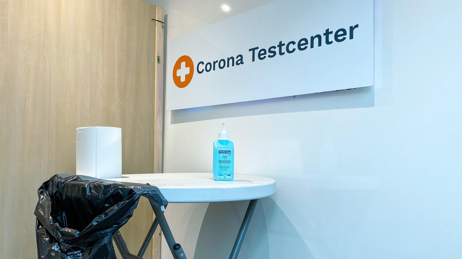 Corona-Testzentrum in Zürich