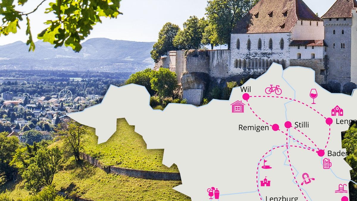 Sommerferien in der Schweiz Ausflugsideen im Kanton Aargau