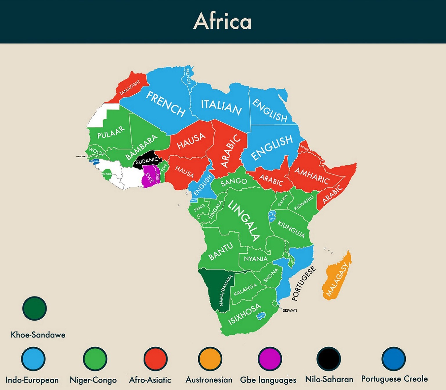 Виды языков стран. Языковая карта Африки. Карта языков Африки. Лингвистическая карта Африки. Карта европейских языков Африки.