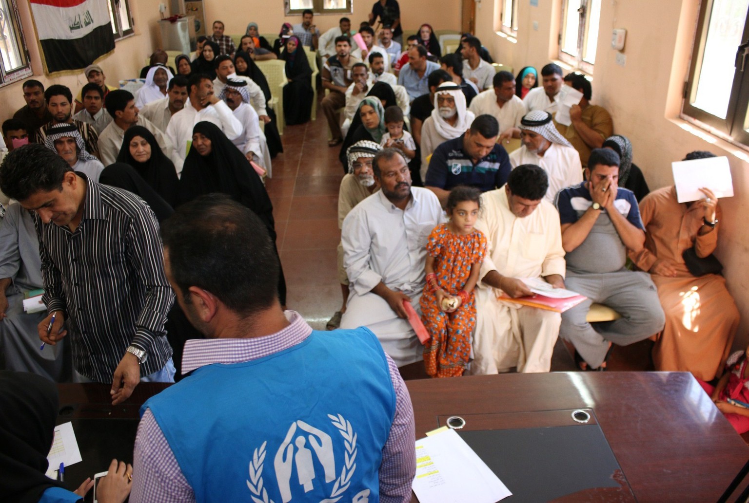 Irakische Flüchtlinge in einem UNO-Lager in Basra.