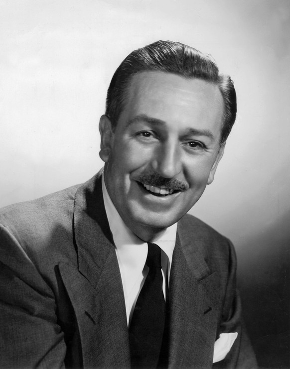 Walt Disney, c.1955 b/w photo 1682558 Walt Disney, c.1955 b/w photo by Unknown photographer, 20th century add.info.: American animator, film producer and entrepreneur Walt Disney 1901-1966. A pioneer  ...