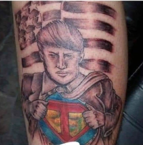 Donald Trump Tattoo