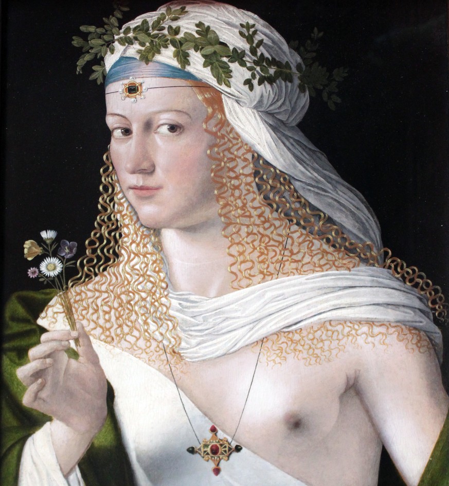 Lucrezia Borgia, die uneheliche Tochter Papst Alexanders VI. Ihr Vater steht heute symbolisch für die unersättliche Machtgier und moralische Korruption des Renaissance-Papsttums. Sie selbst muss also selbstverständlich auch verrucht und verschwenderisch gewesen sein.