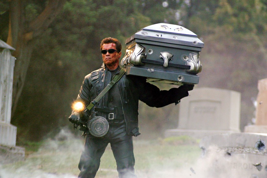 Potztausend, so kann ein 68-Jähriger aussehen! Arnold Schwarzenegger im dritten «Terminator»-Film.