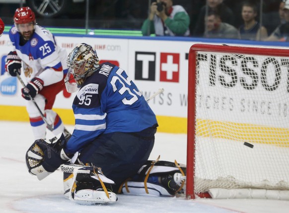 Finnland-Goalie Pekka Rinne wurde zum wertvollsten Spieler des Turniers gewählt.