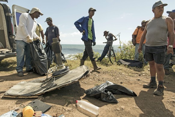 Wrackteile der MH370 auf der Insel La Réunion.