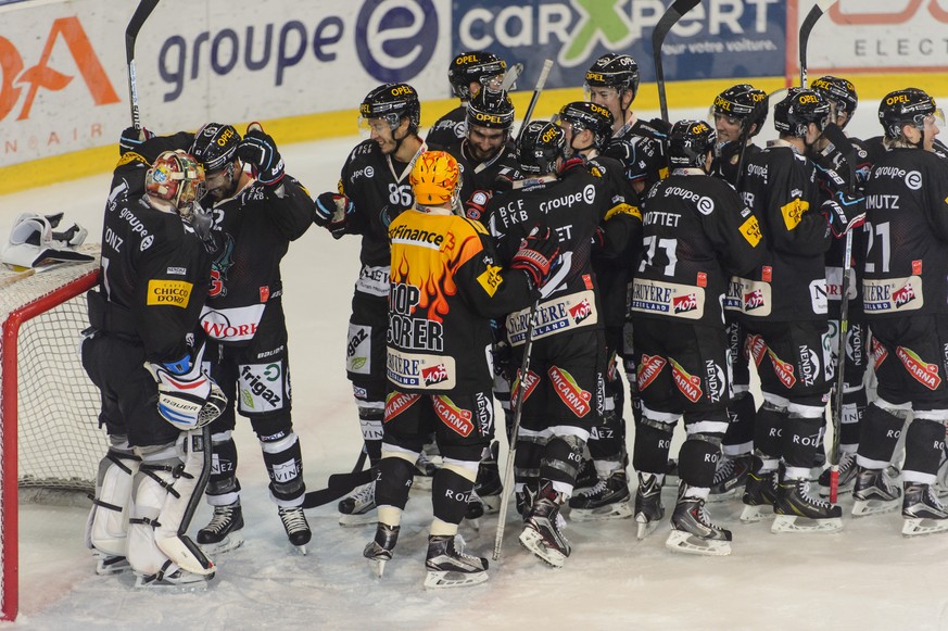 Fribourg gewöhnt sich ans Jubeln: In sieben Spielen ging das Team von Gerd Zenhäusern bisher immer als Sieger vom Eis.