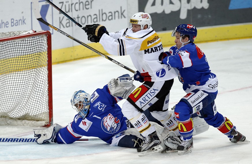 Auch mit einem Rumpfteam lassen sich die ZSC Lions von Lugano nur selten in Bedrängnis bringen.