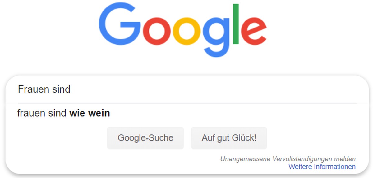 Google-Suche Frauen