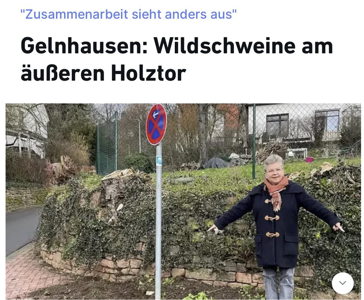 Rentner zeigen auf Sachen