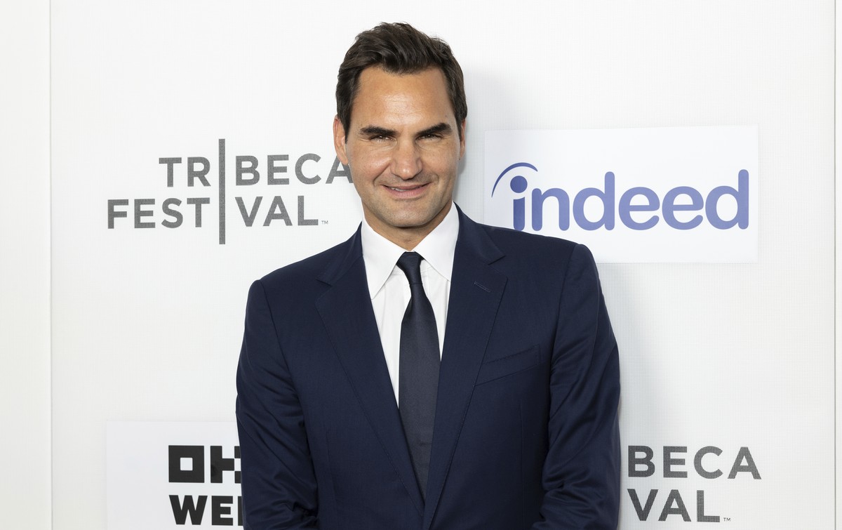 Roger Federer attends the "Federer: Twelve Final Days" premiere during the Tribeca Festival at SVA Theatre on Monday, June 10, 2024, in New York. (Photo by CJ Rivera/Invision/AP)
Roger Feder ...