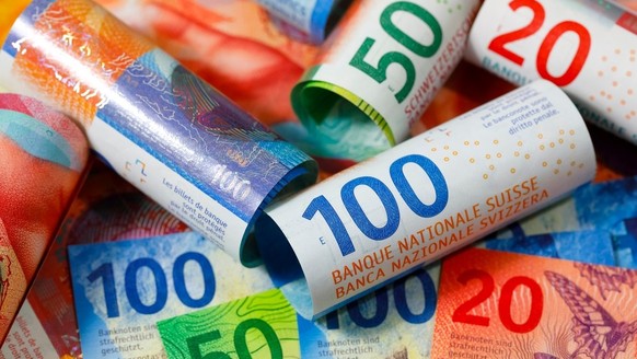 Schweizer Franken, Geldnoten, Geld