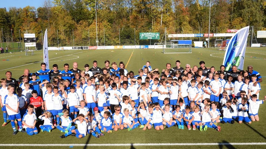 Höngg, 17.10.2017, Fussball - GC Kids Camp Höngg, Impressionen vom GC Fussballkidscamp in Höngg. (Melanie Duchene/EQ Images)