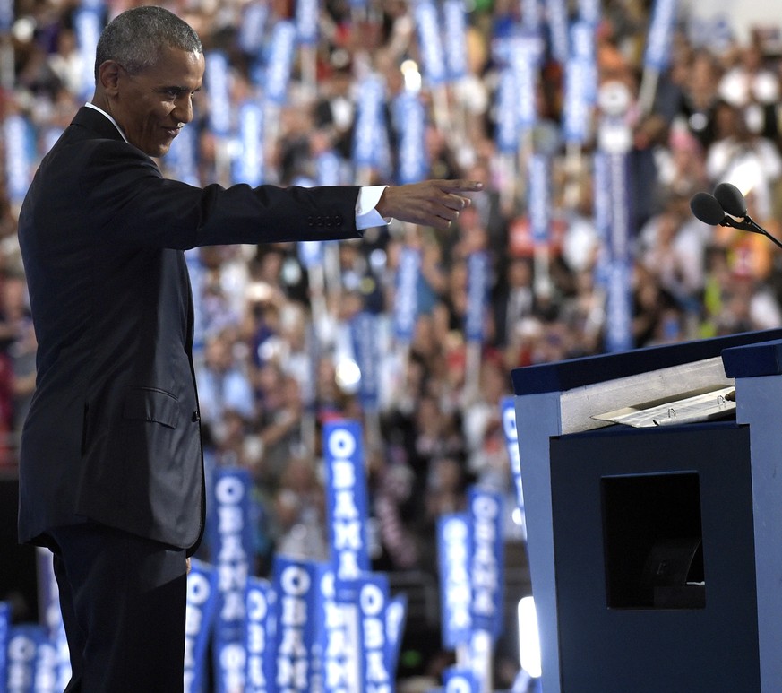 Entfesselter Obama am Parteikongress: «Ja, sie kann es»