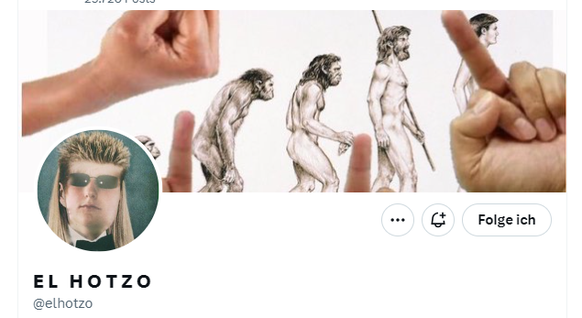 Screenshot des Twitter-Profils von El Hotzo.