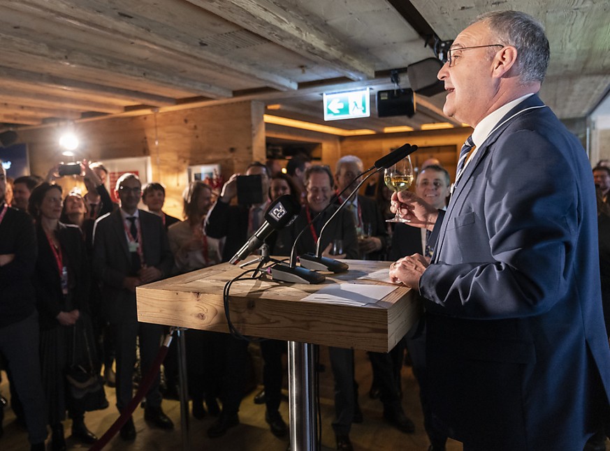 Wirtschaftsminister Guy Parmelin sieht Chancen für ein Freihandelsabkommen mit den USA. Bis dorthin sei es aber ein steiniger Weg. (Archivbild)