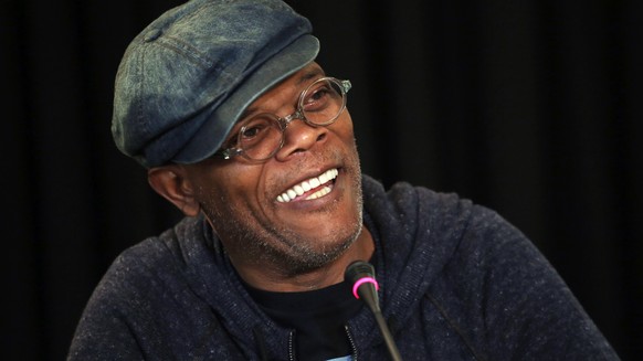 epa07231238 (FILE) - US actor Samuel L. Jackson smiles as he attends a press conference on &#039;Kong: Skull Island&#039; movie in Hanoi, Vietnam 21 February 2016 (reissued 14 December 2018). Samuel L ...