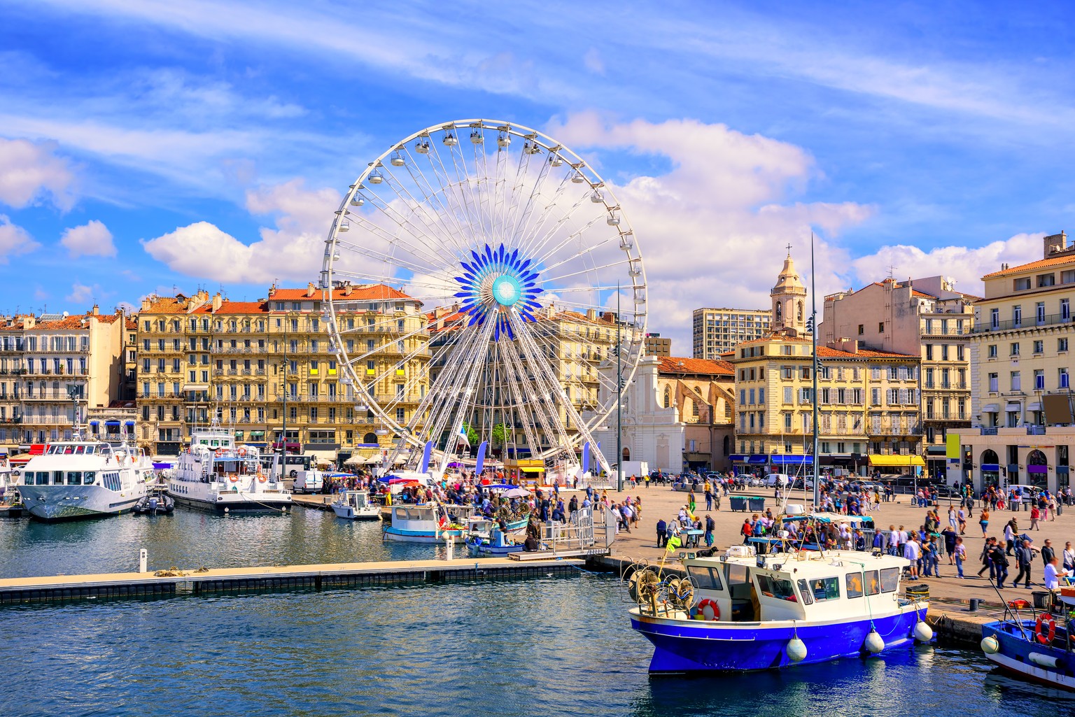 Only one place in Europe has more sun.  Marseille is one of the five sunniest places in Europe.