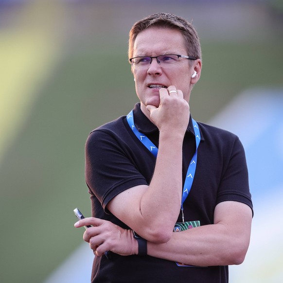 Football - Europa Conference League - Third qualifying round - PFC Levski - Sabah FK - 07.08.2025 Valdas Dambrauskas head coach of Sabah FK Sofia Bulgaria Copyright: xYulianxTodorovx