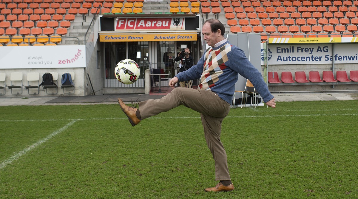 Hat's immer noch drauf: Raimondo Ponte im Brügglifeld.
