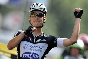 Tony Martin siegt solo in Mulhouse.